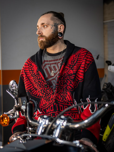Cardigan Eagle authentique pour homme Harley-Davidson® 96193-24VM