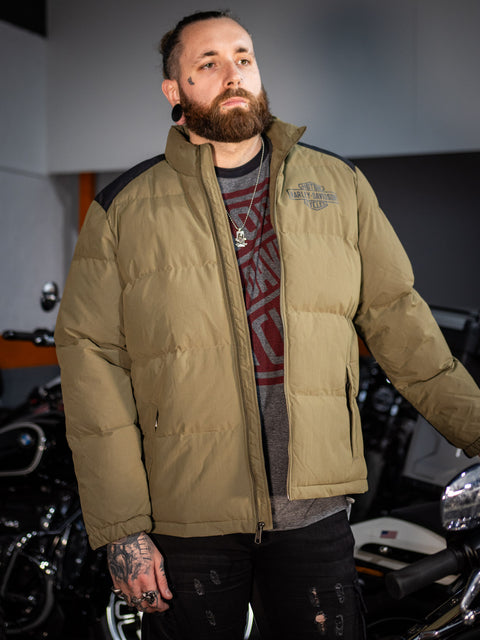 Veste matelassée Up North pour homme Harley-Davidson® Kaki 97421-23VM