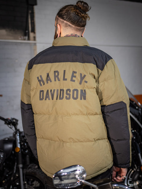 Veste matelassée Up North pour homme Harley-Davidson® Kaki 97421-23VM