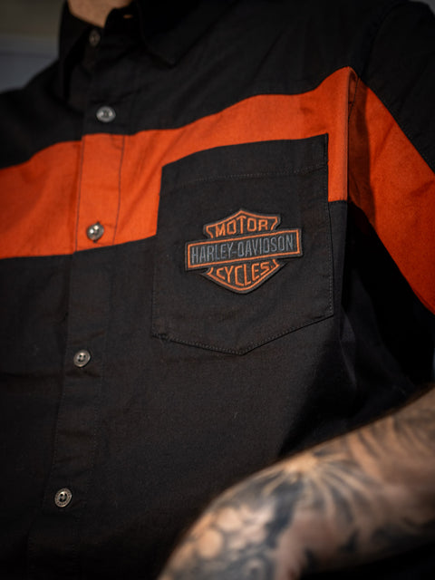 Chemise authentique Harley-Davidson® Copperblock avec logo pour homme 99070-21VM