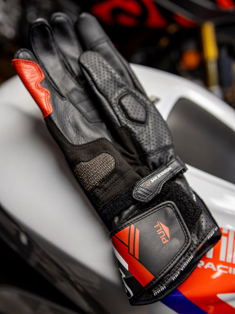 Gants en cuir Alpinestars SP-8 V3 Noir/Blanc/Rouge 3558321