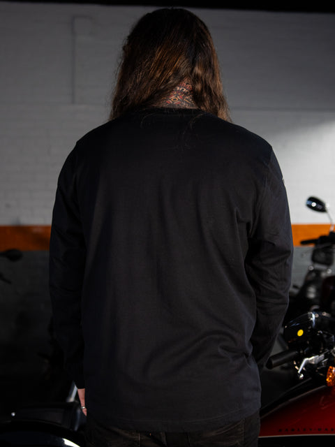 Genuine Harley Davidson Men's #1 Racing Long Sleeve Tee 96436-24VM