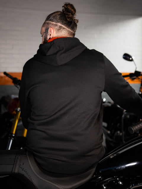 Sweat à capuche zippé pour homme Harley-Davidson® authentique avec logo Bar Font 99191-24VM