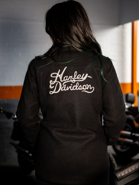 Veste chemise femme authentique Harley-Davidson Onwards noire 96275-24VW