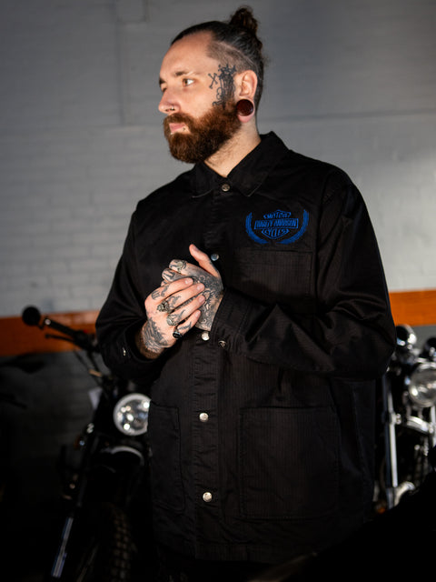 Veste d'origine Harley-Davidson Throttle Back pour homme 97452-24VM