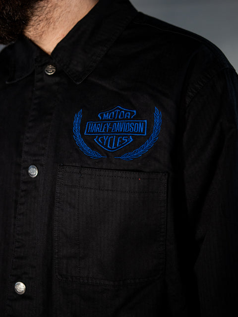 Veste d'origine Harley-Davidson Throttle Back pour homme 97452-24VM