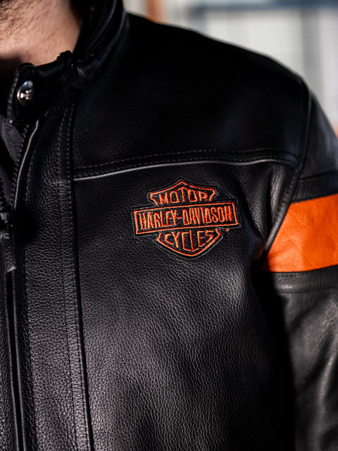 Veste en cuir imperméable pour homme Harley-Davidson® Hwy-100 98000-22EM