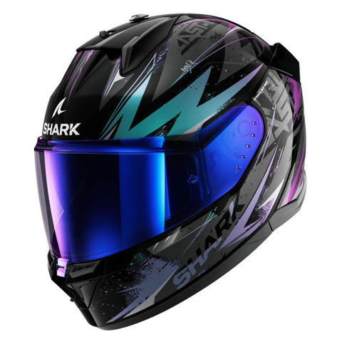CASQUE SHARK D-SKWAL 3 BLAST-R NOIR PERLE HE0920E-KGX