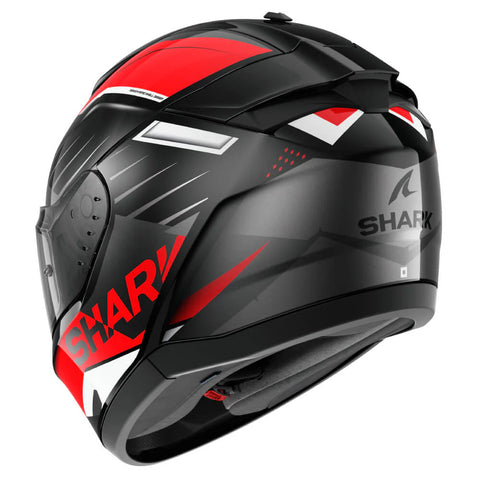CASQUE SHARK RIDILL 2 BERSEK NOIR / ROUGE / ANTHRACITE HE1122E-KRA