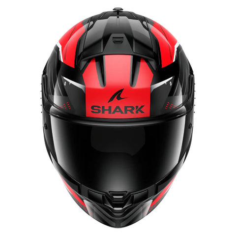 CASQUE SHARK RIDILL 2 BERSEK NOIR / ROUGE / ANTHRACITE HE1122E-KRA