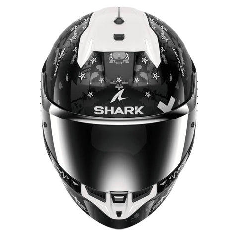 CASQUE SHARK SKWAL I3 HELLCAT NOIR / BLANC / ANTHRACITE HE0828E-KUS