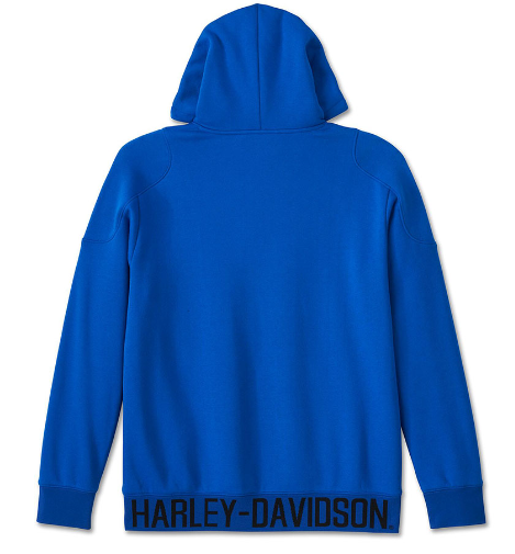 Genuine Harley-Davidson® Mens Start Your Engines Blue Pullover Hoodie 96412-24VM