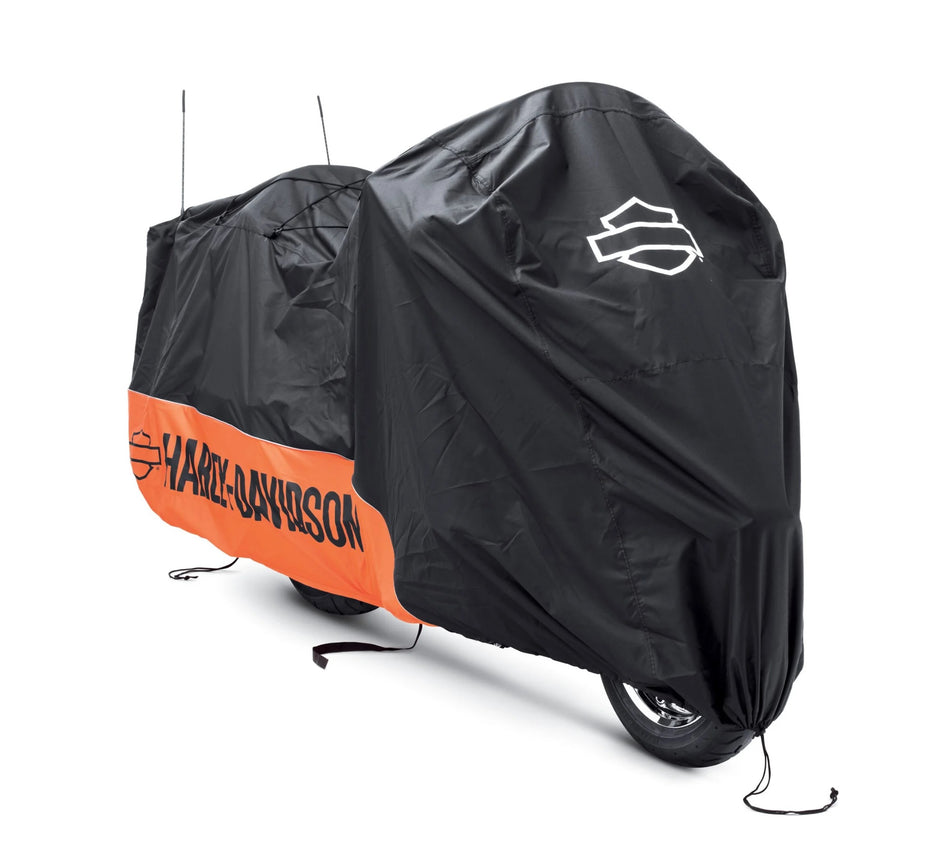 Housse de moto d'intérieur/extérieur Harley Davidson 93100023nDOOR CVR, AVEC LOGO, FLT