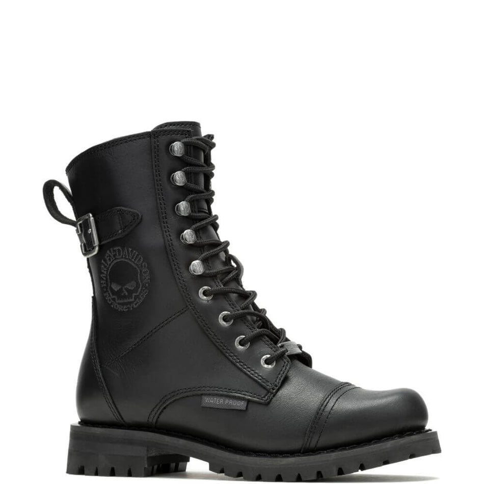 Bottes de moto Harley-Davidson® authentiques pour femmes, modèle Balsa Skull, homologuées CE