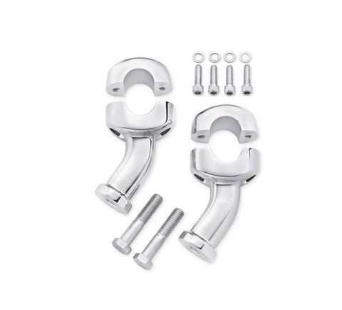Harley Davidson 56269-09 KIT DE RÉHAUSSEUR DE FAT BOSSE COURBE, 4 PO/2 PIÈCES DE SERRAGE/1,25 BAR, CHRM