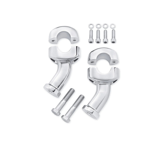 Harley Davidson 56269-09 KIT DE RÉHAUSSEUR DE FAT BOSSE COURBE, 4 PO/2 PIÈCES DE SERRAGE/1,25 BAR, CHRM