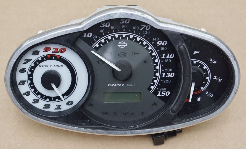 Harley Davidson 71964-09 COMBINÉ D'INSTRUMENTS DOUBLE MPH ET KM/H, AVEC 67854-98 (ANGLETERRE)
