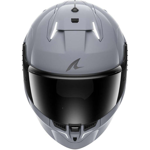 Casque moto SHARK avec LEDSKWAL i3 DARK SHADOW EDITION Gun Silver he0824es05