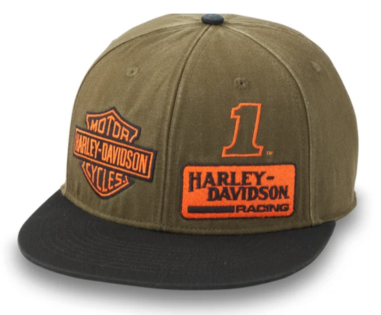 Casquette Harley-Davidson authentique The Grid - Motif feuille de vigne 97602-25VM 