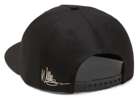 Genuine Willie G. Silver Wings Leather Patch Adjustable Baseball Cap 96267-25VX