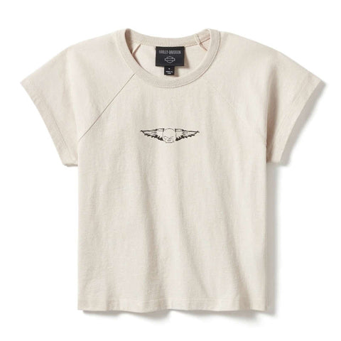 Genuine Harley-Davidson® Willie G Silver Wings Baby Doll T-Shirt 96279-25VW