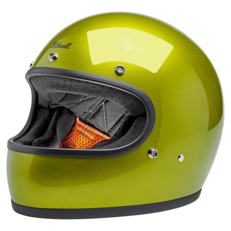 Biltwell Gringo Helmet Metallic Lime