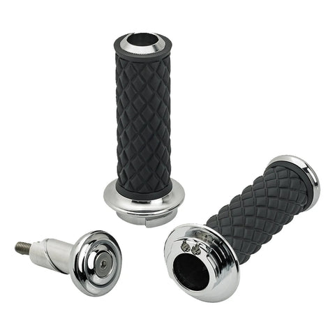 Biltwell Alumicore Grips, Chrome