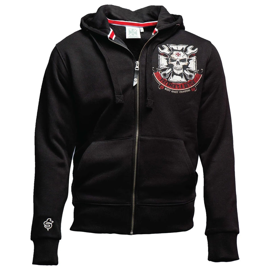 West Coast Choppers Mechanic Zip Hoodie Black