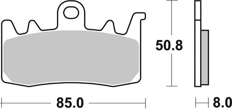 SBS Sintered Metal Brake Pads 900DS-2
