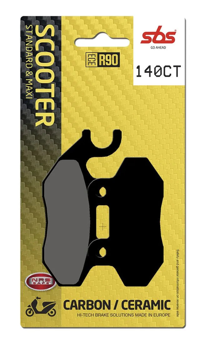 SBS Organic Front & Rear Brake Pads 140CT