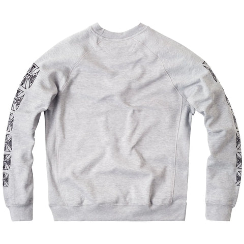 West Coast Choppers Dominator Oversized Sweater Heather Grey