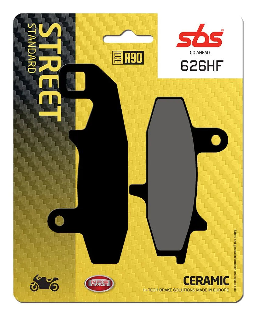 SBS Organic Front Brake Pads Suzuki DR 750 S / DR 650 R / DR 800 S 626HF