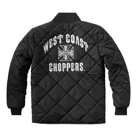West Coast Choppers Iron Quilted Jacket Black