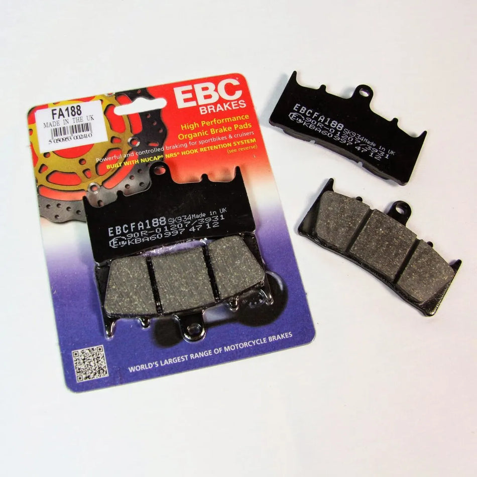 EBC Organic Front & Rear Brake Pads FA086/2