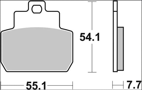 Brembo Ceramic Rear Brake Pads 07061