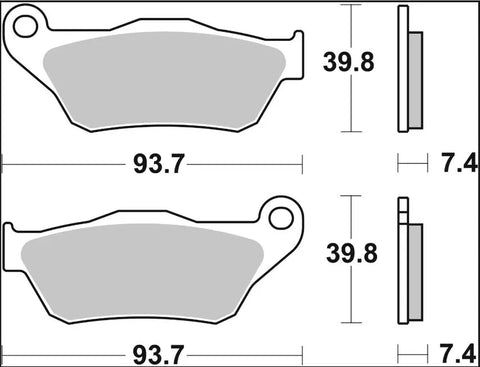 Brembo Ceramic Front Brake Pads 07065