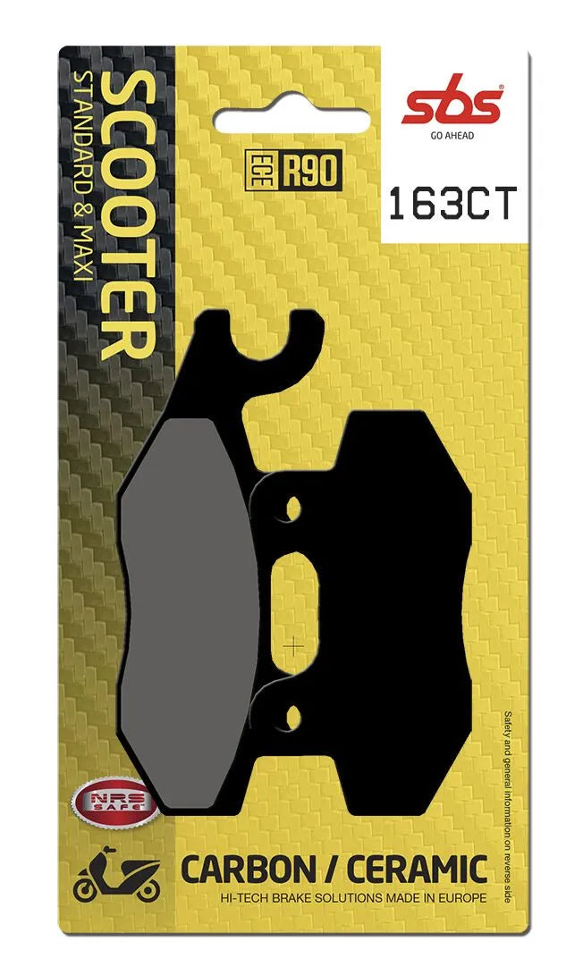 SBS Organic Front Brake Pads 163CT