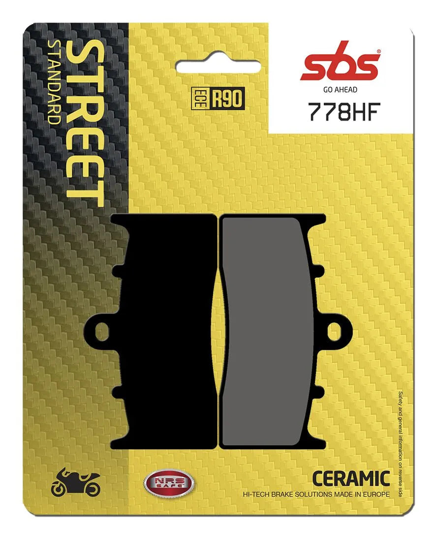 SBS Organic Front Brake Pads 778HF