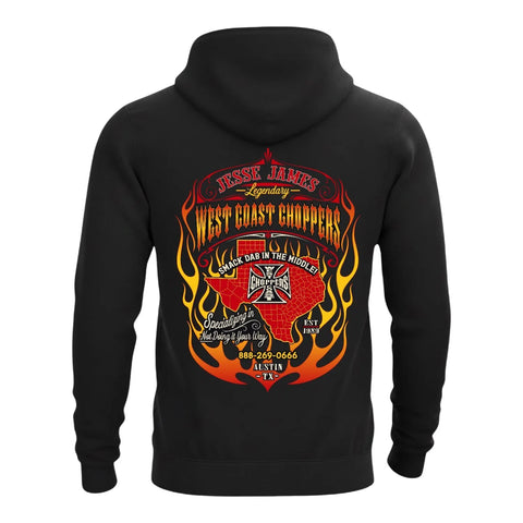 West Coast Choppers Smack Dab Hoodie Black