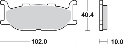 SBS Ceramic Front Brake Pads 663HS