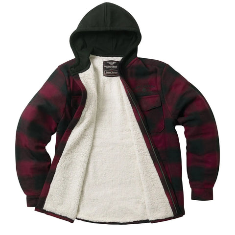 West Coast Choppers Hell Bent Flannel Jacket Red/Black