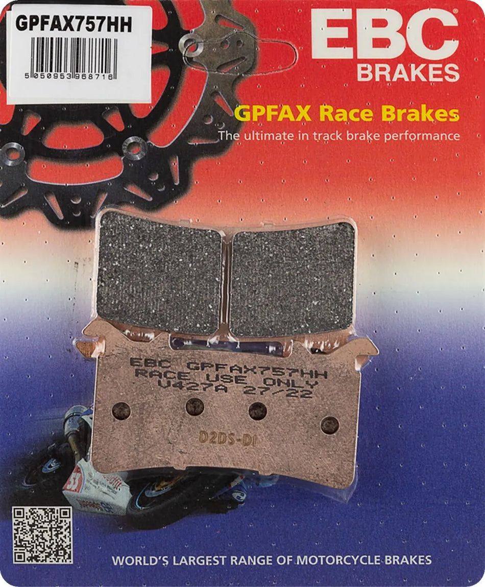 EBC Sintered Metal Front Brake Pads GPFAX757HH