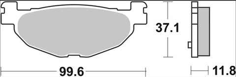 Brembo Ceramic Rear Brake Pads 07059