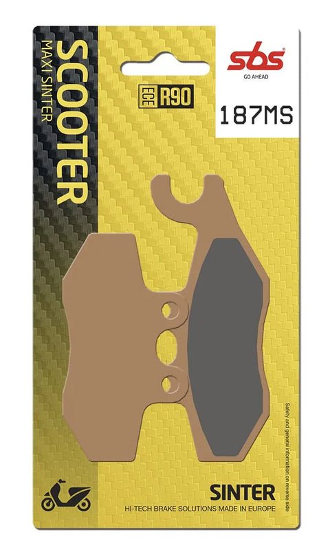 SBS Sintered Metal Front & Rear Brake Pads 187MS