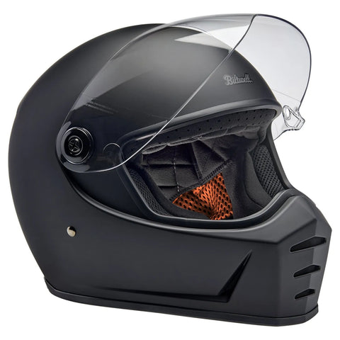 Biltwell Lane Splitter Helmet Flat Black