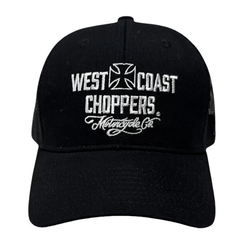 West Coast Choppers Motorcycle Co. Trucker Cap Black