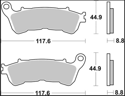Brembo Sintered Metal Front Brake Pads 07063XS