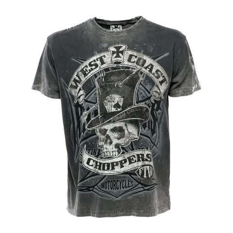West Coast Choppers Cash Only T-Shirt Black