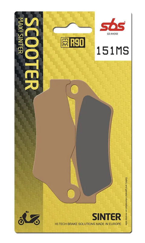 SBS Sintered Metal Front & Rear Brake Pads 151MS