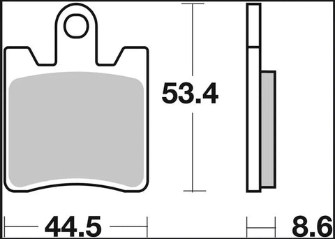 Brembo Sintered Metal Front Brake Pads Yamaha FJR 1300 ABS / XV 1900 A, Triumph Trophy 1200 SE 07YA09SA